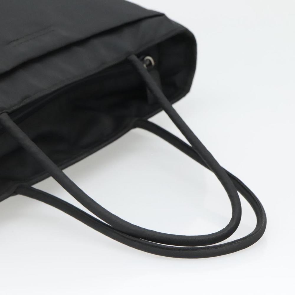 PRADA Tote Bag Nylon Black Silver Auth ti3279 - Picture 7 of 16